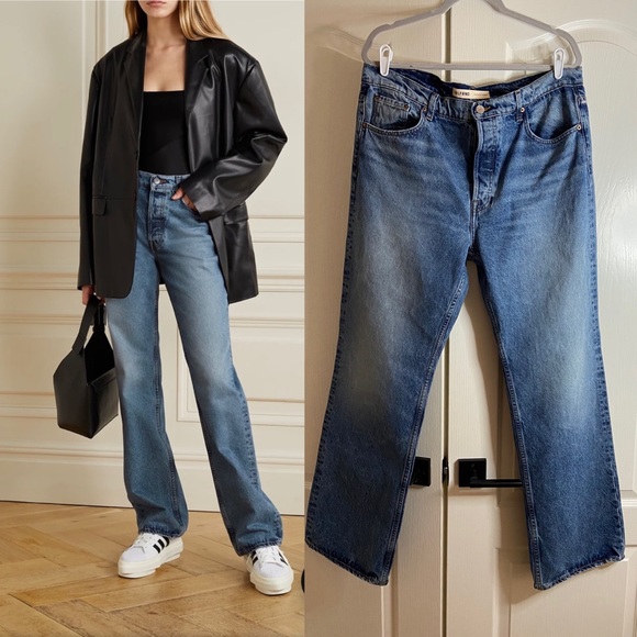 *Sold* GRLFRND Courtney Low Rise Boot in East River NWT size 29 - Picture 2 of 16